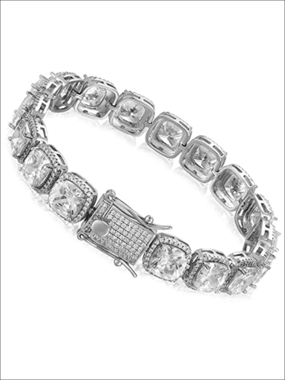 10mm Tennis Bracelet 18K Gold/Rose Gold/White Gold Plated Iced Out Chain
